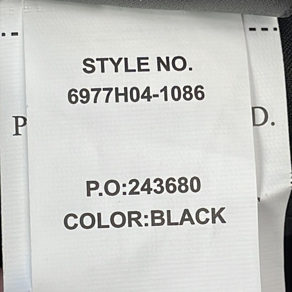 New Paige Jazz Black Vegan Faux Leather Pants High Rise Straight Leg Sz 12 - Picture 13 of 14